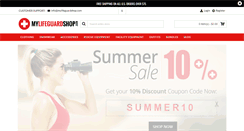 Desktop Screenshot of mylifeguardshop.com